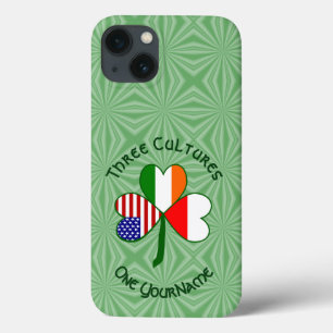 Personalisierte polnisch-irisch-amerikanische Sham Case-Mate iPhone Hülle