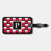 Personalisierte polnische Flagge Polnischer Zollbr Gepäckanhänger (Rückseite horizontal)