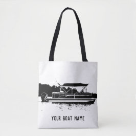 Personalisierte Pontoon Boat Tote Bag Tasche