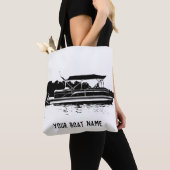 Personalisierte Pontoon Boat Tote Bag Tasche (Von Nahem)