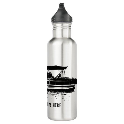Personalisierte Pontoon Bootflasche Edelstahlflasche (Rechts)