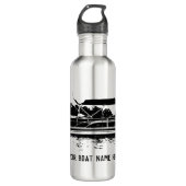 Personalisierte Pontoon Bootflasche Edelstahlflasche (Vorderseite)