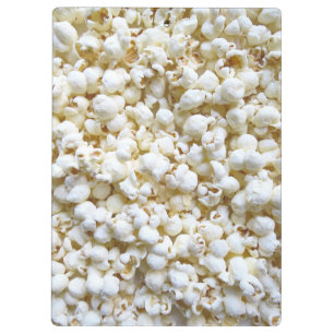 Personalisierte Popcorn-Textur-Fotografie Klemmbrett