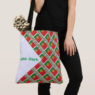 Personalisierte Portugal-Flagge auf der Schulter Tasche
