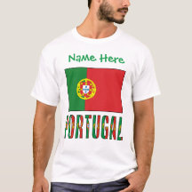 Personalisierte Portugal-Flagge-Erbe Herren-