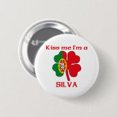 Personalisierte Portugiesen küssen mich, den ich Button (Vorne & Hinten)