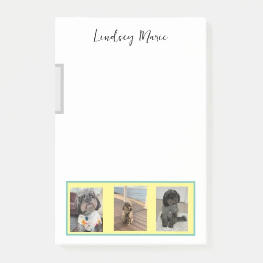 PERSONALISIERTE POST-IT-Hinweise für FOTO Post-it Klebezettel (Vorderseite)