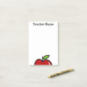 Personalisierte Post-it®-Hinweise für Lehrkräfte Post-it Klebezettel (Auf Schreibtisch)