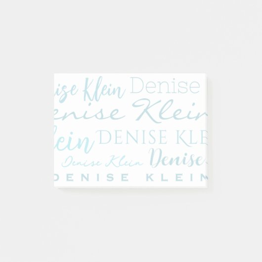 Personalisierte Post-it®-Hinweise Post-it Klebezettel (Vorderseite)