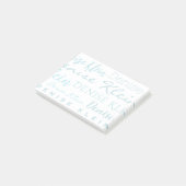 Personalisierte Post-it®-Hinweise Post-it Klebezettel (angewinkelt)