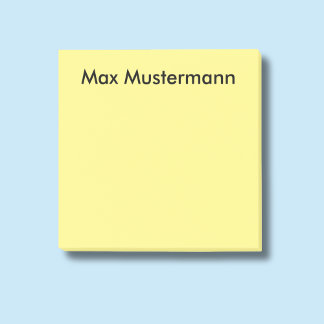 personalisierte post-it klebezettel