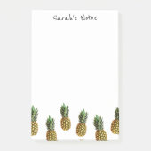 Personalisierte Post-it®-Noten für Ananas-Liebhabe Post-it Klebezettel (Vorderseite)