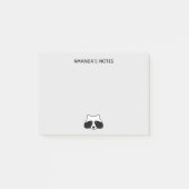 Personalisierte Post-it®-Noten mit niedlichem Racc Post-it Klebezettel (Vorderseite)
