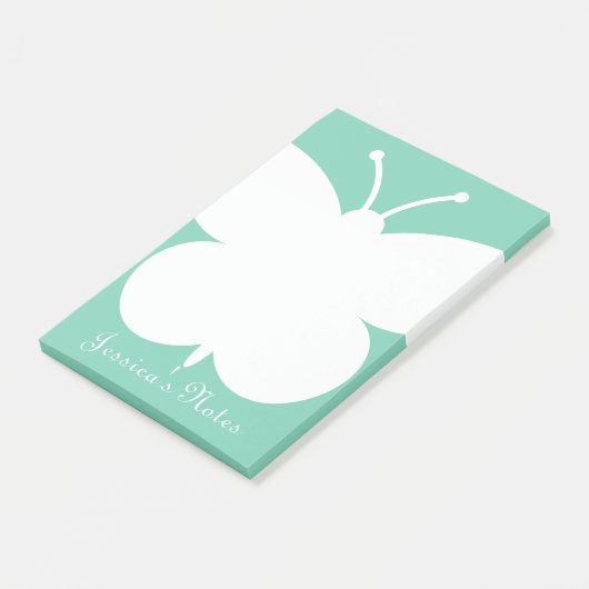 Personalisierte Post-it®-Noten mit niedlichem Schm Post-it Klebezettel (angewinkelt)