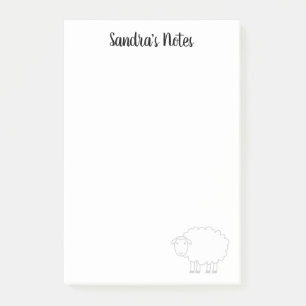 Personalisierte Post-it®-Noten mit niedlichen Sch Post-it Klebezettel