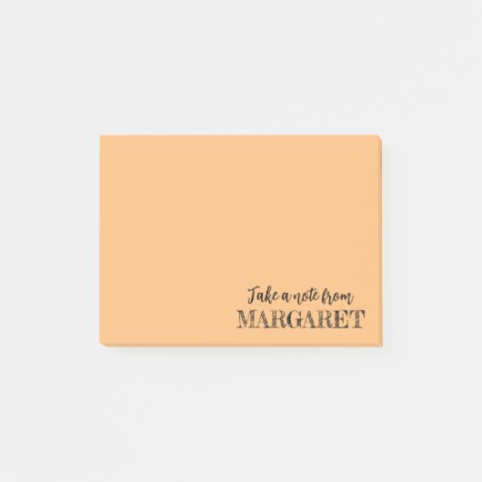 Personalisierte Post-it® Notizen in benutzerdefini (Vorderseite)