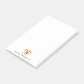 Personalisierte Post It Notizen | Labrador Retriev (angewinkelt)