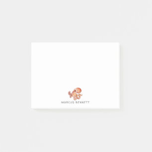 Personalisierte Post It Notizen Octopus