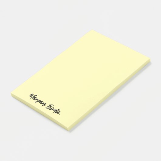 Personalisierte Post-it-Sticky-Notizen mit Namen Post-it Klebezettel (angewinkelt)