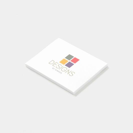 Personalisierte Post-Itanmerkungen Post-it Klebezettel (angewinkelt)