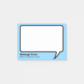 Personalisierte Post-Itanmerkungen Post-it Klebezettel (Vorderseite)