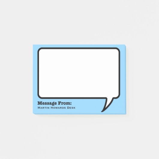 Personalisierte Post-Itanmerkungen Post-it Klebezettel (Vorderseite)