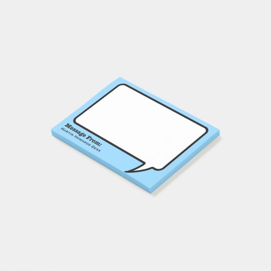 Personalisierte Post-Itanmerkungen Post-it Klebezettel (angewinkelt)