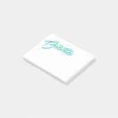 Personalisierte Post-Itanmerkungen Post-it Klebezettel (angewinkelt)