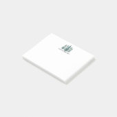 Personalisierte Post-Its | Rustikale Minimalistisc Post-it Klebezettel (angewinkelt)