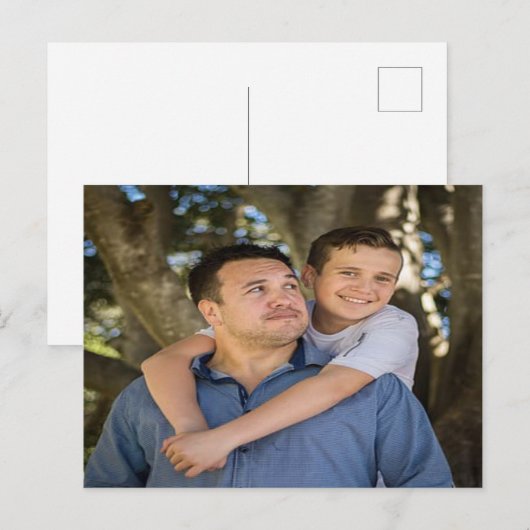 Personalisierte Postkarte (Vorne/Hinten)