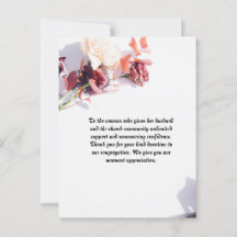 Personalisierte Postkarte für Pastor-Ehefrau