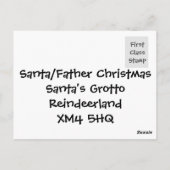 Personalisierte Postkarte - Liste grün wünschen (Rückseite)