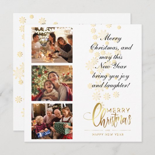 Personalisierte Postkarte "Meine Familie". (Vorne/Hinten)