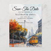 Personalisierte Postkarte San Francisco Skyline (Vorderseite)