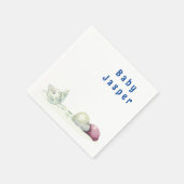 Personalisierte prähistorische Lebenswelt des Drac Serviette (Ecke)