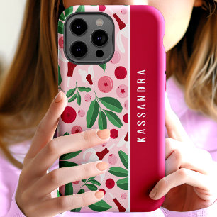 Personalisierte Preiselbeeren mit individuellem Na Case-Mate iPhone Hülle
