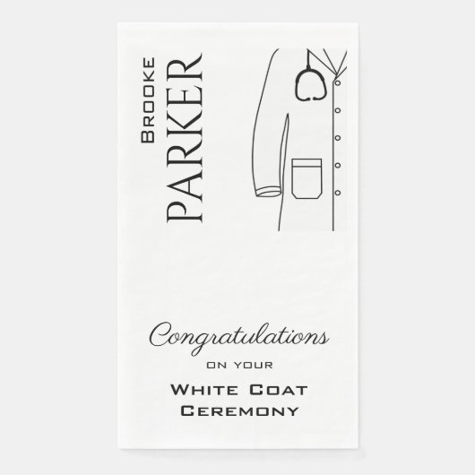 Personalisierte Preisverleihung Gratulation Serviette (Vorderseite)