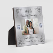 Personalisierte preiswerte Jubiläumsgeschenke, Fot Fotoplatte (Vorderseite)