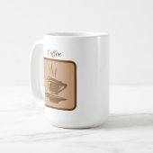 Personalisierte Premium-Kaffee-Tasse Kaffeetasse (Vorderseite Links)