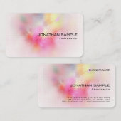 Personalisierte Premium-Wäsche Farblich Abstrakte  Visitenkarte (Vorne/Hinten)