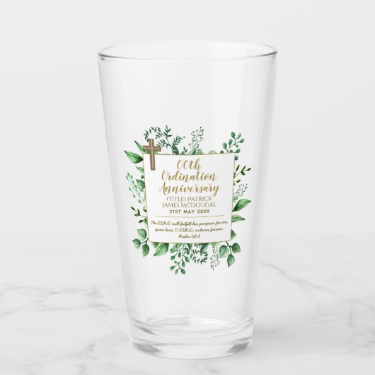 Personalisierte Priesterortung Glas (Vorderseite)