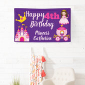 Personalisierte Princess Burg Banner (Insitu)