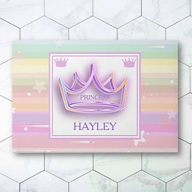 Personalisierte Princess Crown Area Teppich Fußmatte (Von Creator hochgeladen)