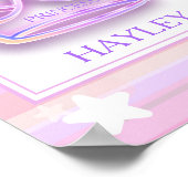 Personalisierte Princess Crown Wall Poster (Ecke)