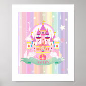 Personalisierte Princess Print, Wall Poster (Vorne)