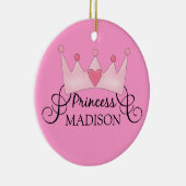 Personalisierte Prinzessin Christmas Ornament (Rechts)