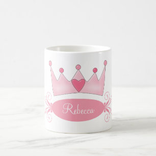 Personalisierte Prinzessin Kids Mug Kaffeetasse