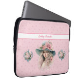 Personalisierte Prinzessin Laptopschutzhülle (Vorne Rechts)