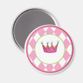 Personalisierte Prinzessin Magnet (Vorderseite/Rückseite)