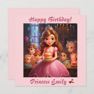 Personalisierte Prinzessin [Name] Geburtstag